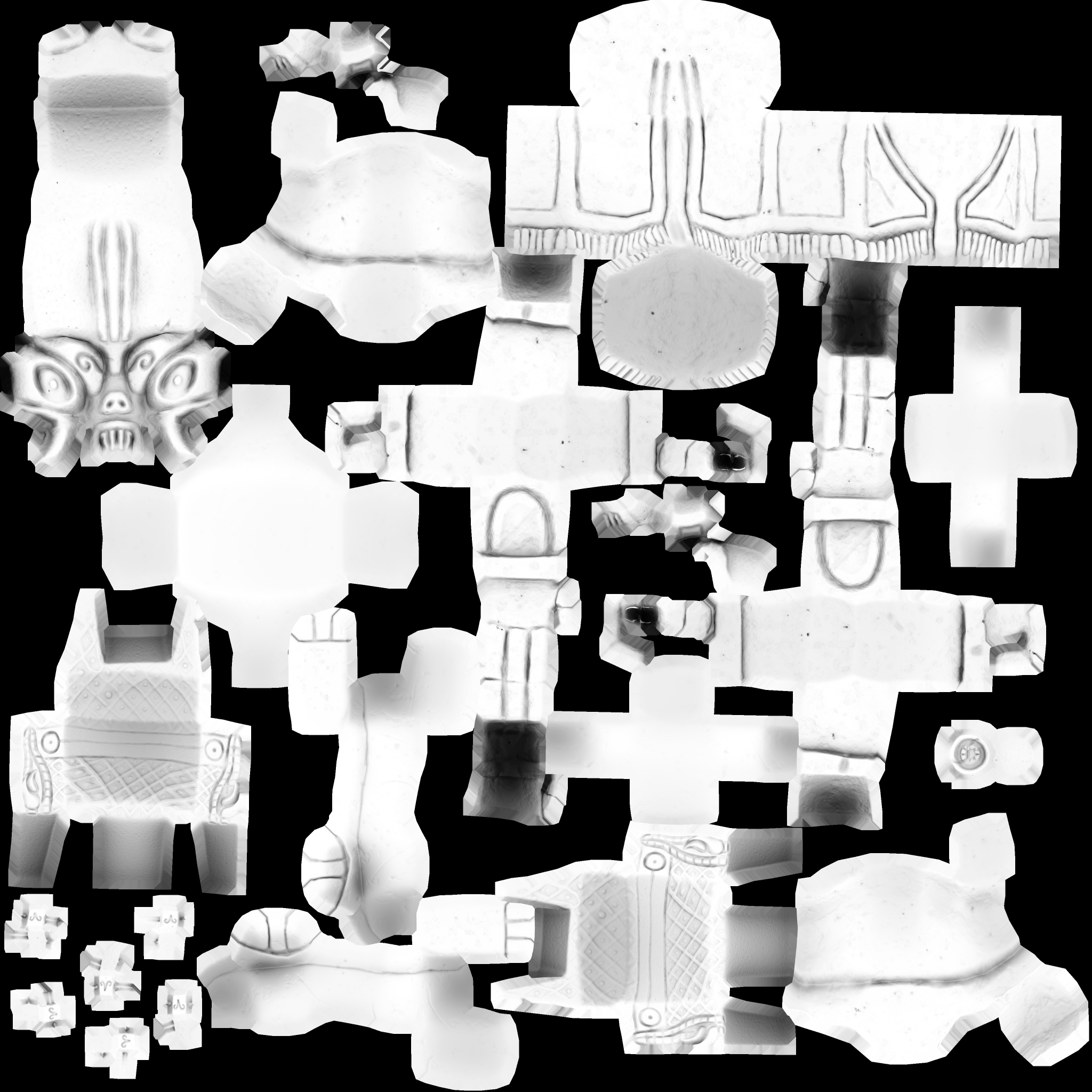 Golem ambient occlusion map
